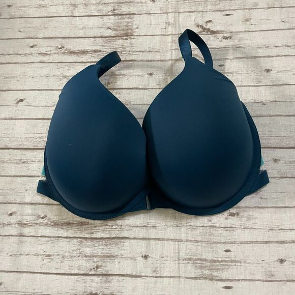 Victorias Secret T-Shirt Push-Pp Full Coverage Sz 34DDD Front Close Multiway Bra - Picture 1 of 7